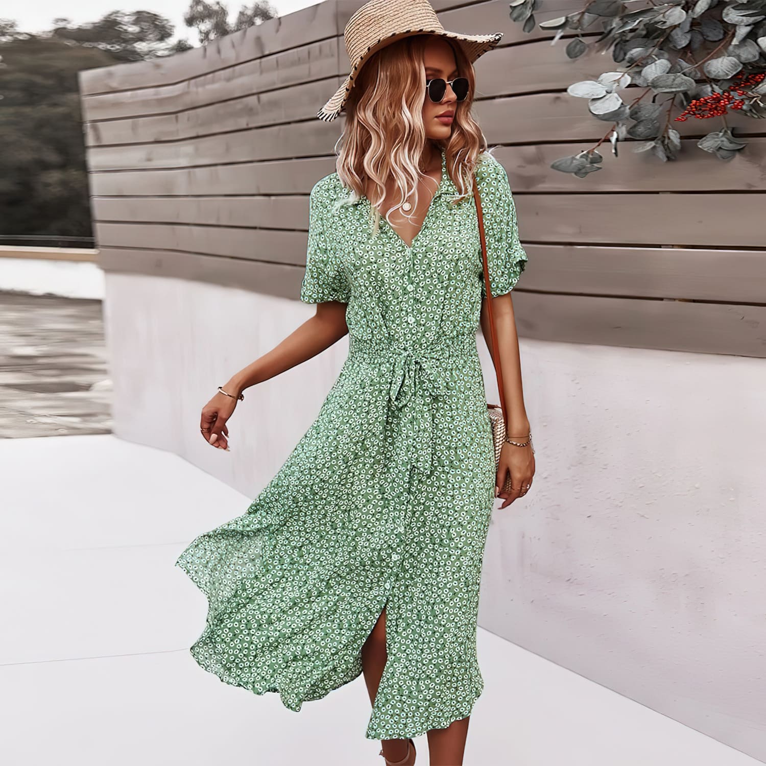 Lively® Vêtements été Vert / S Robe d'été Berlin | Lively®